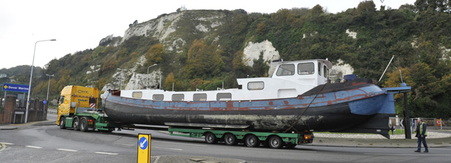 Barge Loaded at Dover